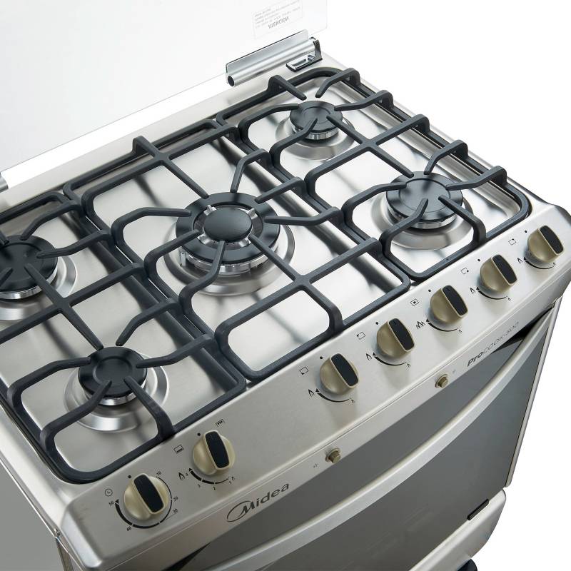 Cocina Midea 5 Quemadores con Grill – MCG-5QI30N