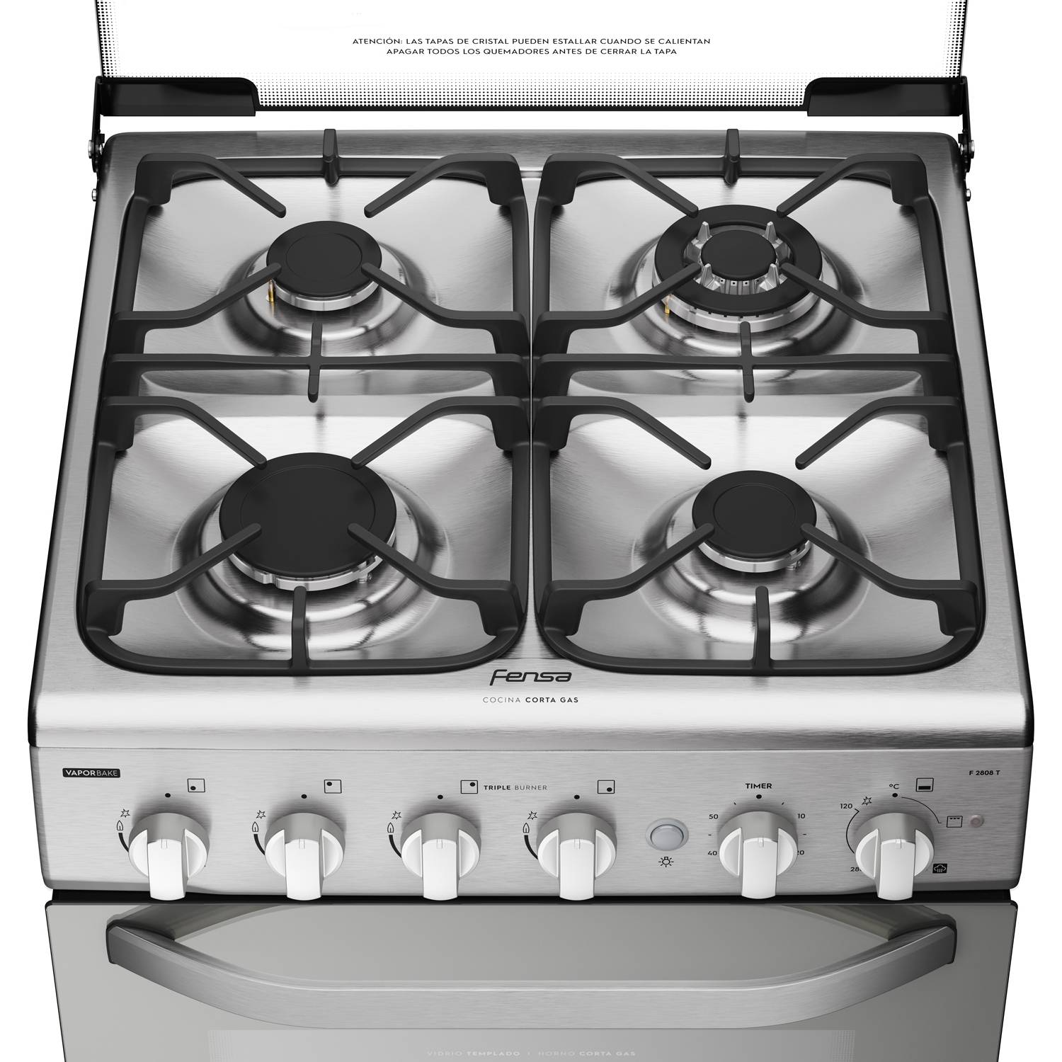 Cocina Fensa 4 Platos Experience con VaporBake – Modelo F2808T