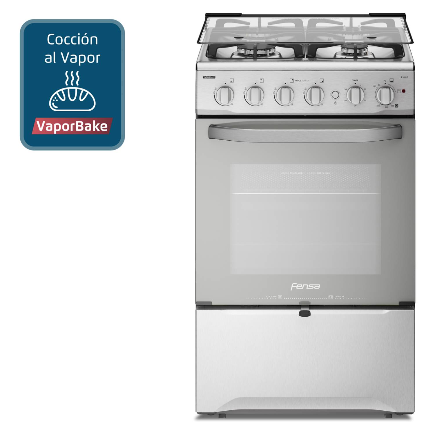Cocina Fensa 4 Platos Experience con VaporBake – Modelo F2808T