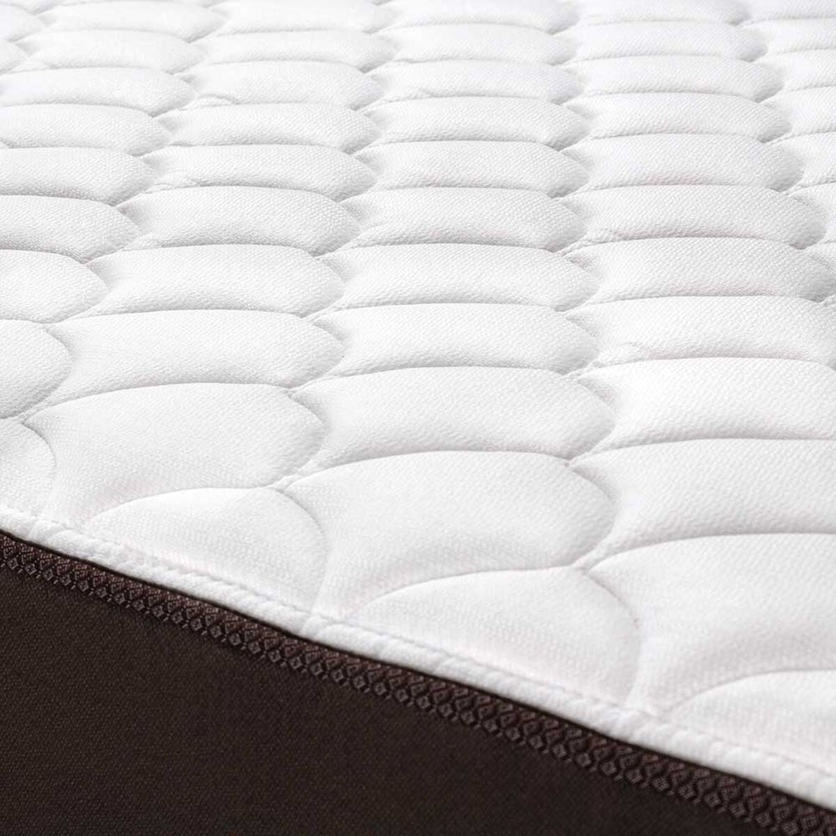 Cama Europea Rosen Base Dividida 2 Plazas Ergo T + Respaldo + 2 Veladores