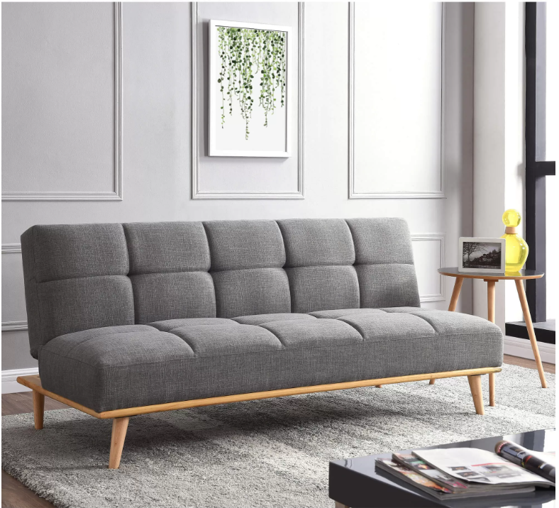 Sofá Cama Elegante Tríplex Plata - La Esencia del Lujo y Confort en Tu Hogar