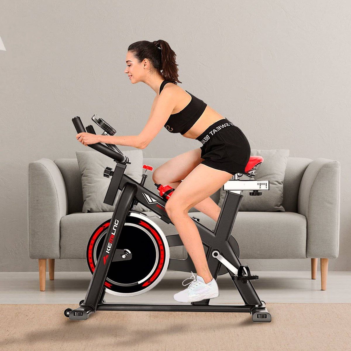 Bicicleta Home Fitness Monitor Volante Inercia 6kg