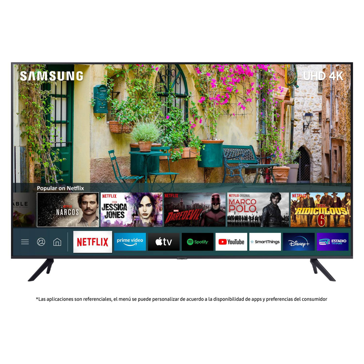 LED Samsung 60" AU7000 4K UHD Smart TV