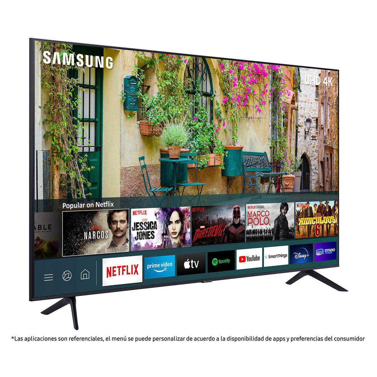 LED Samsung 60" AU7000 4K UHD Smart TV