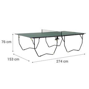 Mesa ping-pong 274x153x76 cm verde