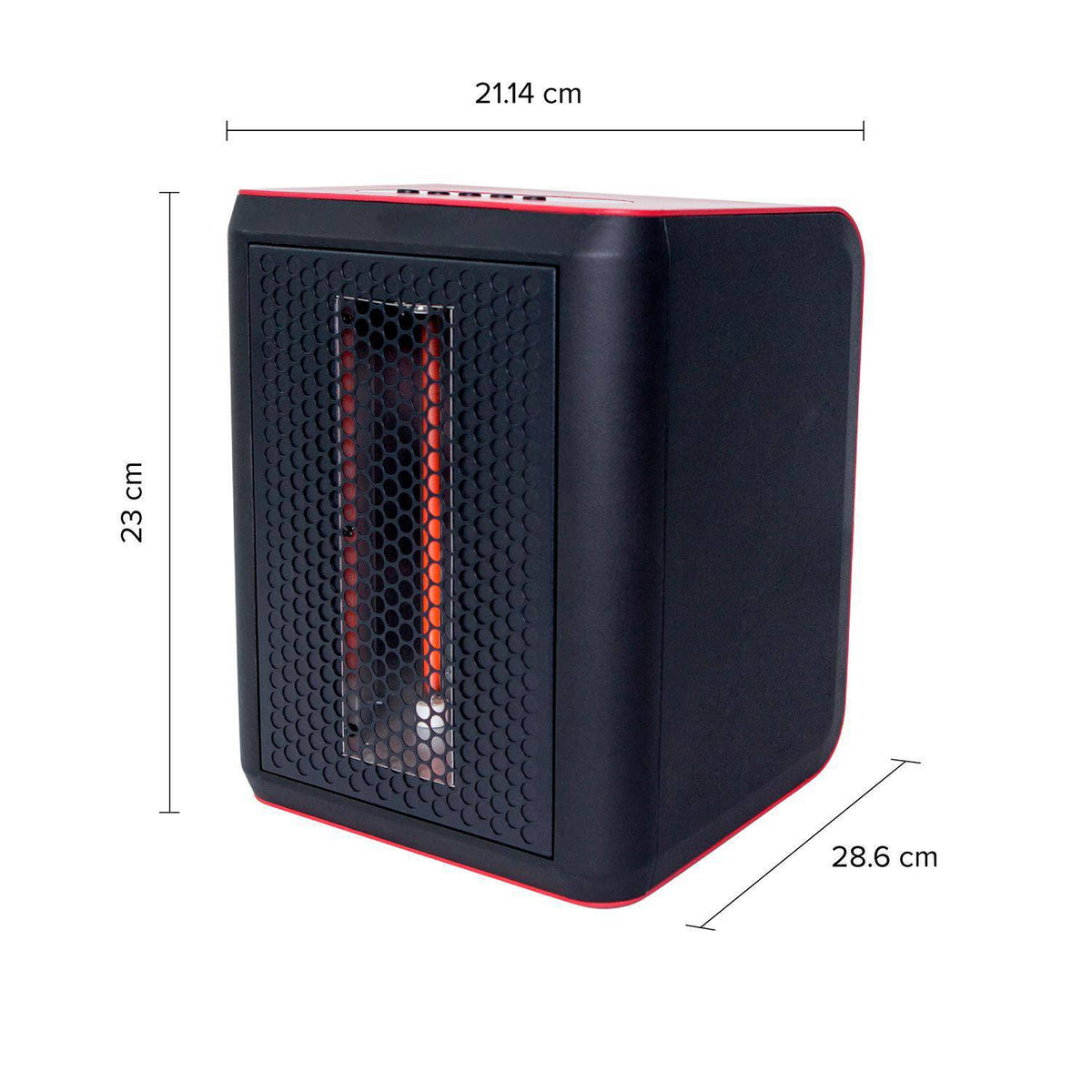 Calefactor infrarrojo rojo 1500 W.