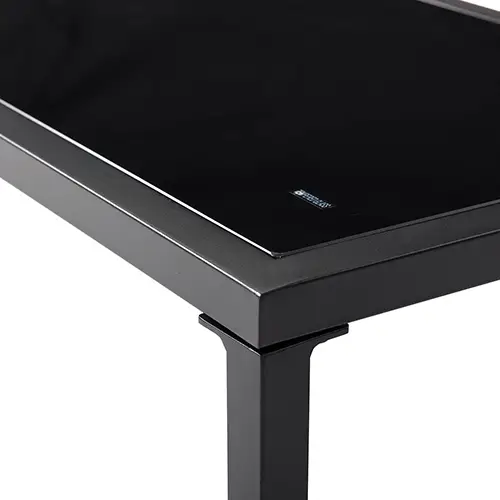 Set de Terraza Favatex Barnard 3 Sillas 1 Mesa Negro
