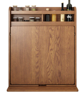 Mesa de comedor plegable de madera maciza multifuncional
